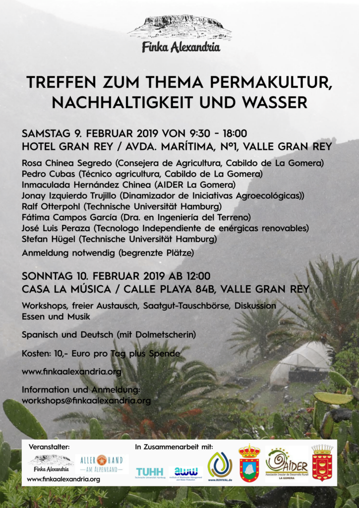 Poster Conference on Permaculture, Sustainability and Water La Gomera