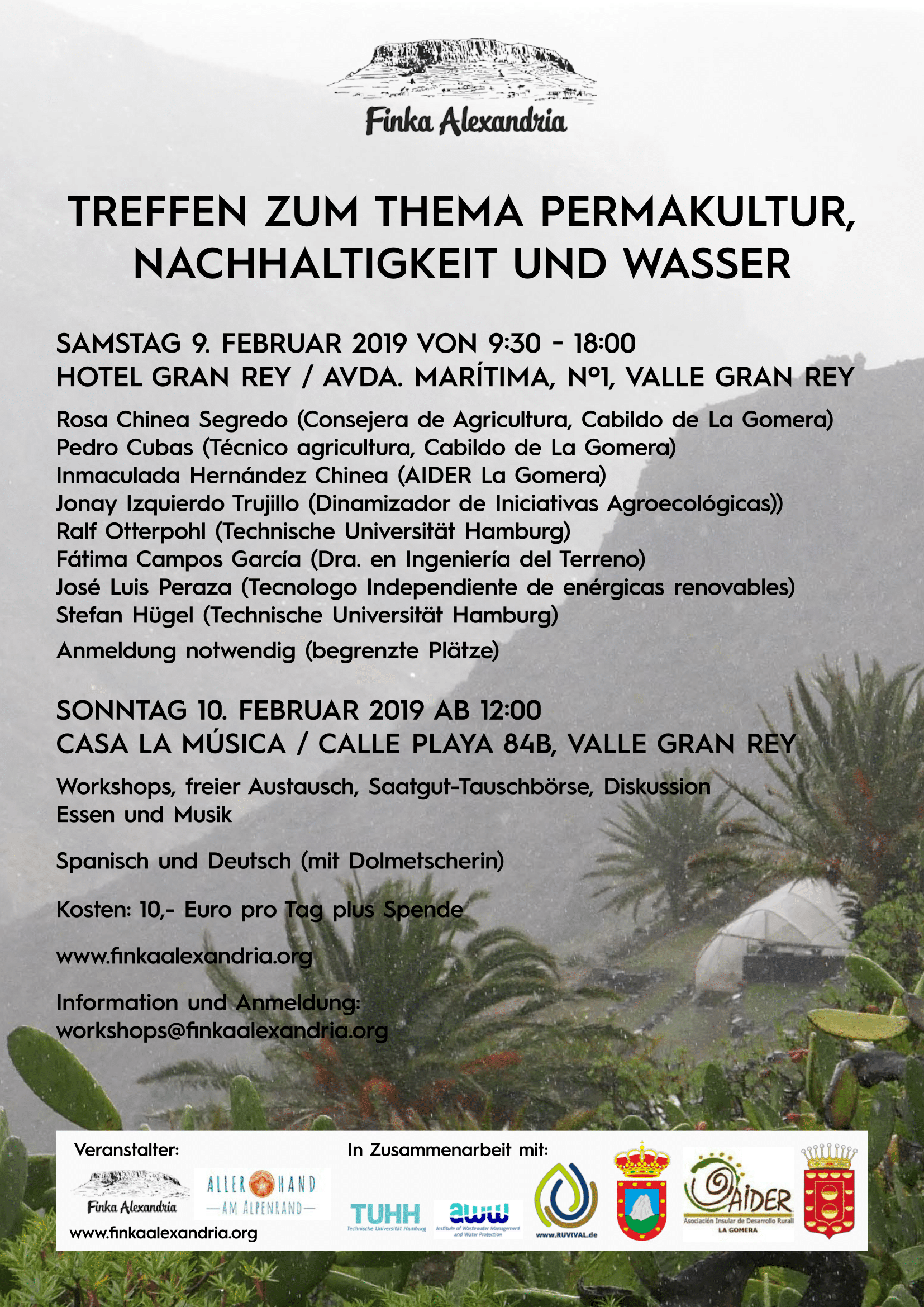 Poster Conference on Permaculture, Sustainability and Water La Gomera