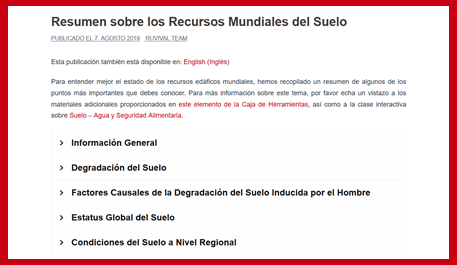 Resumen recursos del suelo